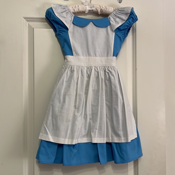 Custom Made Alice in Wonderland Dress - size 6. Headband included. - Picture 2 of 6